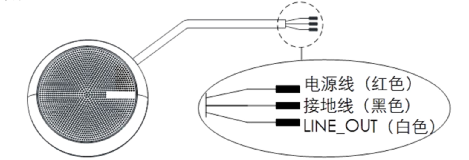 摄像机接拾音器方法-安防技术网