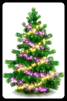 给你发圣诞树了 桌面小挂件-安防技术网